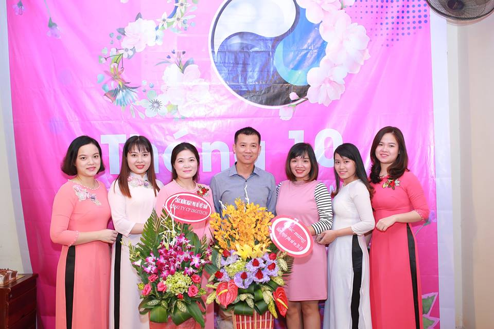 Chào mừng ngày phụ nữ Việt Nam 20-10-2017