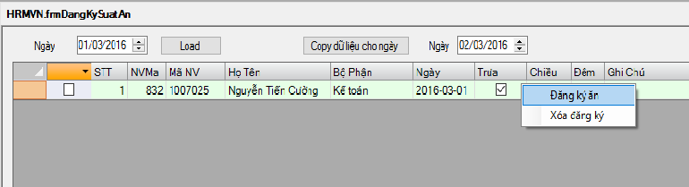 Hệ thống quản lý suất ăn thông minh trong công ty FCC Việt Nam