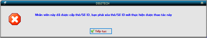 Xóa vĩnh viễn nhân viên trong HR-ERP