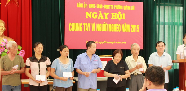 Chung tay vì người nghèo