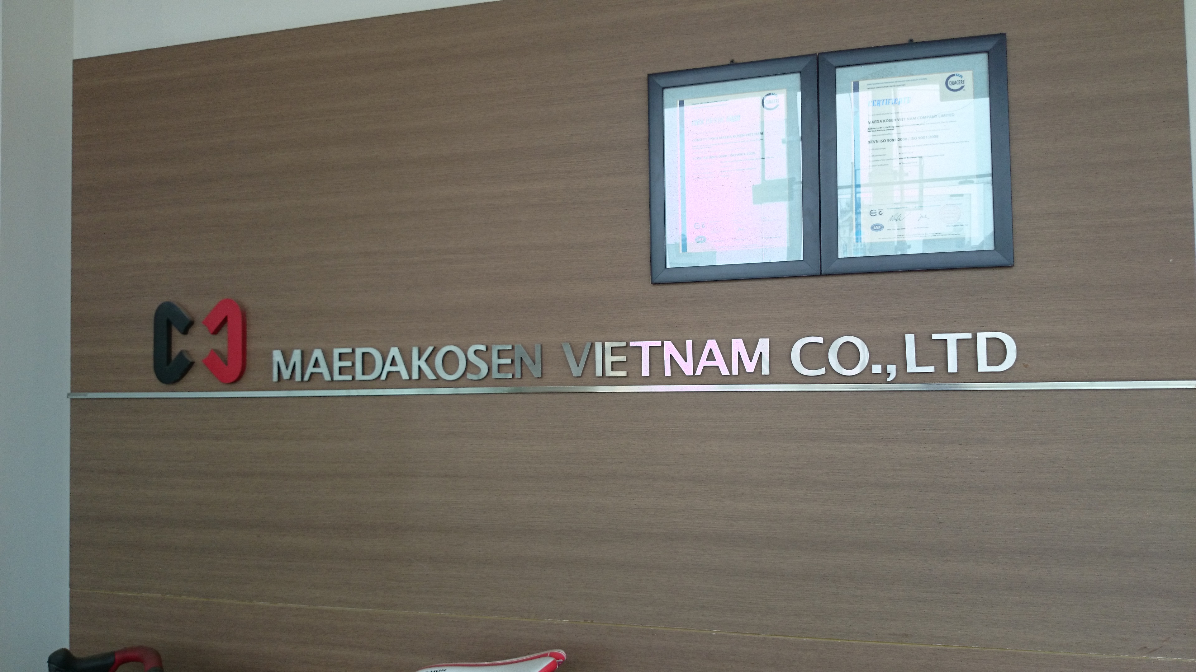 Lắp đặt máy chấm công khuôn mặt tại Công ty TNHH MAEDA KOSEN VIỆT NAM